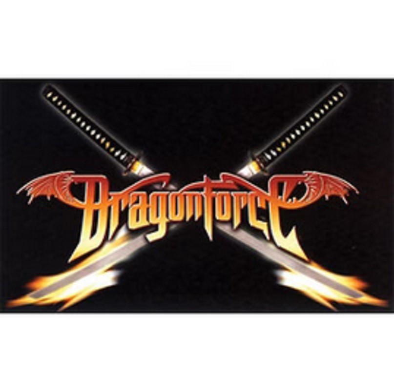 DragonForce – Sticker -Swords Logo-Power Metal [5 x 3 inches] – Licensed New