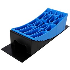 RV Leveling Blocks Kit – 8-Piece Curved RV Wheel Levelers with Chocks