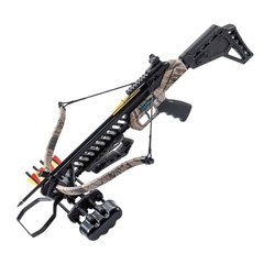 175Lbs Hound Recurve Crossbow Kit 255 FPS w/ Scope Quiver Arrows