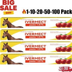 New Paste Wormer Horse Dewormer Apple Flavor US Free Shipping EXP 1/2028