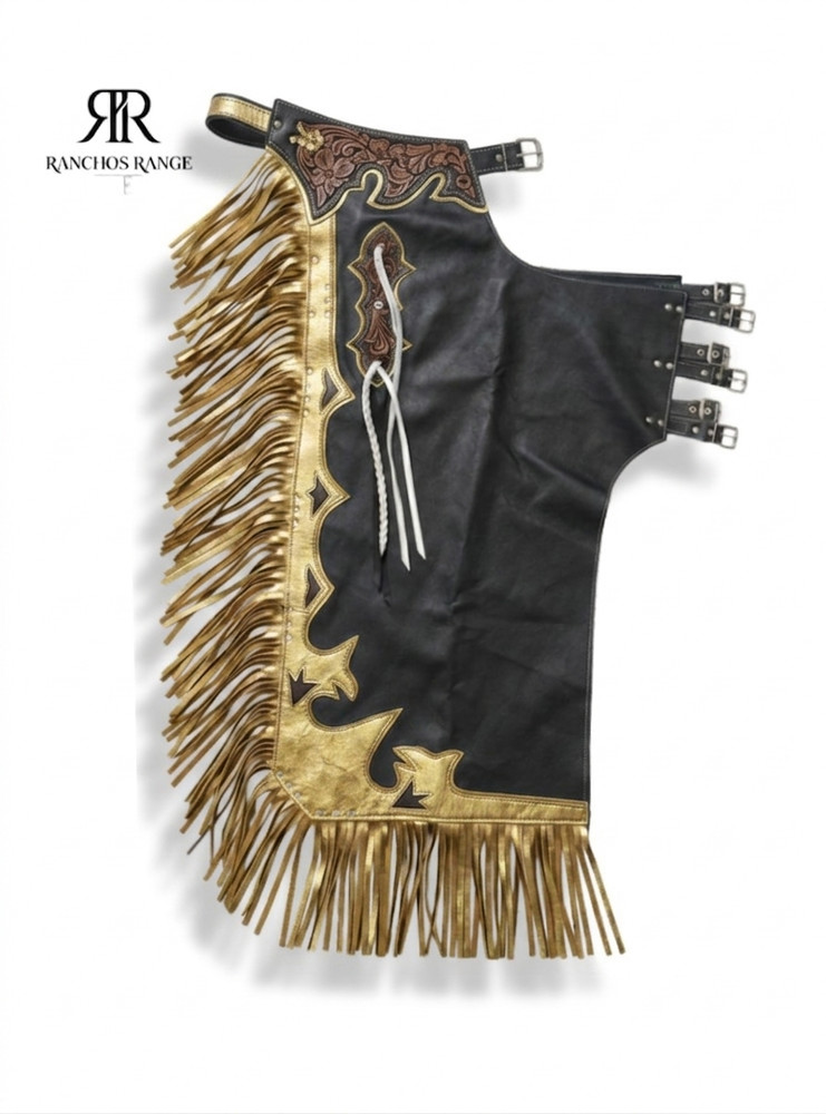 Rodeo Leather Bull Riding Chaps | Western Cowboy Rodeo Gear – Custom Design