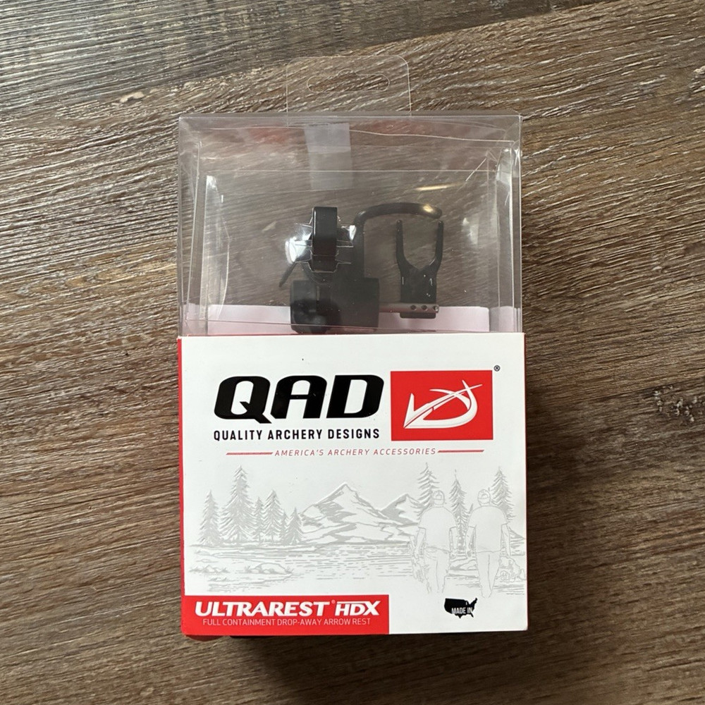 QAD Ultrarest HDX Drop Away Arrow Rest for Compound Bow, Black.
