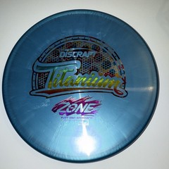 Discraft Titanium Zone Blue 176g 4 3 0 3 Putt & Approach Disc