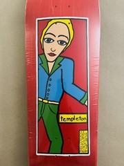 The New Deal ED TEMPLETON Skateboard Deck 9.625 X 32.5 RED 1990s Shape Reissue