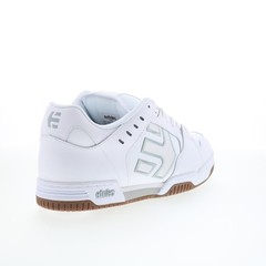Etnies Faze 4101000537105 Mens White Suede Skate Inspired Sneakers Shoes