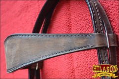 66BH HILASON Western Horse Headstall Breast Collar Set Tack Genuine American