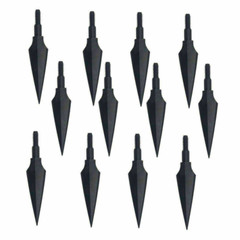 12X 150gr Archery Arrowheads Hunting Tips Screw Points Crossbow Arrow Broadheads