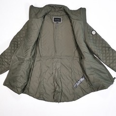NOEL ASMAR Women’s XS Green Quilted Full Zip Spruce Meadows Equestrian Jacket