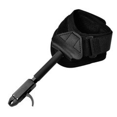 Archery Caliper Release Aid Trigger Wrist Strap Compound Bow Hunting 1PCS Black