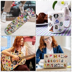 Stickers Pack, 600 Pcs Cool Stickers for Adults, Vinyl Random Sticker for Waterb