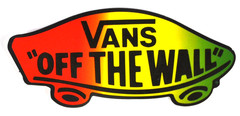 Vans Off The Wall 4 in x 1.875in Decal Classic Skateboard Assorted Designs