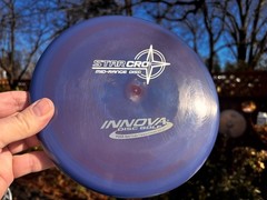 Star CRO Penned OOP New PFN (One of a Kind) Purple Gold Disc Golf Innova #5053
