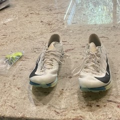 Nike air zoom Maxflys 2 Spikes green/White/Black with Spike Bag Men’s Size 7