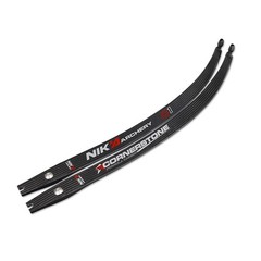 C1 Cornerstone Limbs Carbon Fiber 68″ @25H Recurve Bow ILF Limbs NIKA ARCHERY