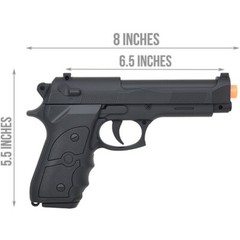 New Full Size UKARMS Spring M9 Airsoft Pistol M757B Handgun Gun w/ 6mm BB