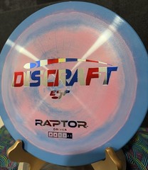 Discraft ESP Raptor Distance Driver Cotton Candy Swirly Flag Foil 170-172g New