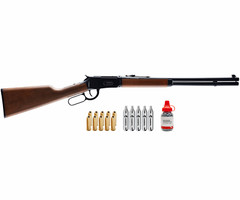 Umarex Legends Cowboy .177 Calibe Lever Action Air Rifle with CO2 and BBs Bundle