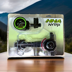 HHA NYTRX 3-Pin .019 Compound Bow Sight Pin Right Hand Black/Green