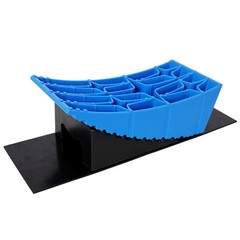 RV Leveling Blocks Kit – 8-Piece Curved RV Wheel Levelers with Chocks