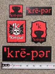 VTG 2000’s Lot Of 5 KRE-PER Skateboard STICKERS Trucks NOS Skateboarding KREPER