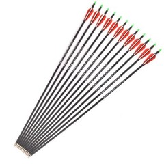 28/30Inches Mixed Carbon Arrow Spine 500 Diameter 7.8mm for Recurve/Compound Bow