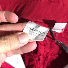 Romph Breeches Women 30R Red Equestrian Riding Pants Full Seat High Rise Stretch