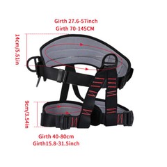 Adjustable Thickness Climbing Harness Half Body Harnesses Waist Safety Belts