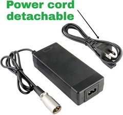 36V Battery Charger Adapter for Ecotric Starfish Dolphin Peacedove 20″