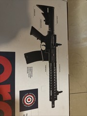 Crosman Full Auto R1 CO2-Powered BB Air Rifle, 25rd, 430FPS, Black – CFAR1B