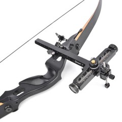 1 Pin Recurve Bow Sight Adjustable Aluminum T Shape ArcheryTarget Hunting