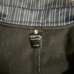 Women’s Small Navy Striped Kerrits Horseback Riding Show Coat Jacket