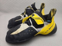 La Sportiva Solution Rock Climbing Shoes Men’s 42.5 USM 9.5 USW 10.5 Excellent