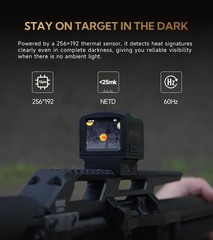 INFITAC ATP13 Compact Thermal Scope for Airsoft, Red Dot-Sized Thermal Sight …