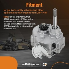 Lightweight Forward Reverse Gearbox Kit for 30 Series Go Karts, Easy to Install