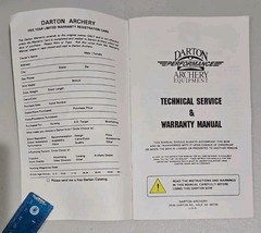 c 1995 Darton Archery Tune Kit Renegade Manual Springy Rest Cam Modules E1 E2 E4