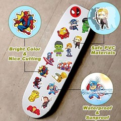 200PCS Cool Character Stickers Waterproof Vinyl Bulk for Laptop Skateboard Water