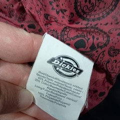 Y2K Spitfire By Dickies Medium Black Jacket With soft Red Skull All Over Pattern
