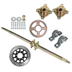 44in Rear Live Axle Wheel Hub Complete Kit For ATV Buggy Quad Go Kart Golf Cart