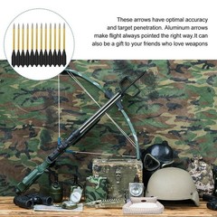 50X Aluminium Crossbow Bolts Arrows 6.5″ for 50 & 80 lb Pistol Crossbow Archery