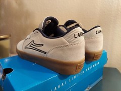 NEW Skate Lakai Shoes Cardiff – White/Gum Suede. US Men’s size 08. Originals.