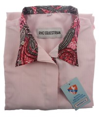 Royal Highness Equestrian Show Shirt Long Sleeve Pink Women’s Size 34 New NWT