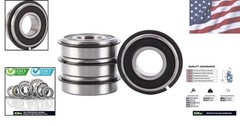 Durable Alloy Steel 4 Pack Bearings for Go Karts, Mini Bikes & Lawn Mowers