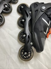 Rollerblade ‎071006001A1 Macroblade 80 Inline Skate, SIze 8 Black/Orange