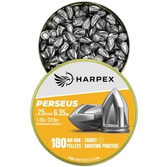 HARPEX Perseus 180 Count BROADHEAD Pointed 6.35mm .25 Caliber Airgun Pellets
