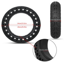 GLDYTIMES 10 inch Scooter Tire – Puncture-Resistant Honeycomb Tire Replacemen…