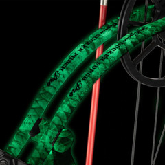 Cajun Sucker Punch Pro Glow In The Dark Bowfishing Package White 50 lbs. RH