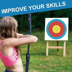 20pcs Archery Targets Paper Standard 40cm/60cm/80cm Bow and Arrow Targets Fac…
