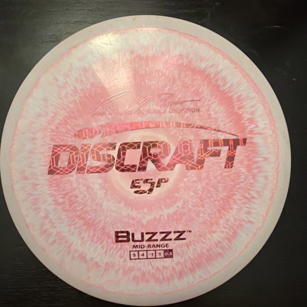 Discraft ESP Buzzz Paul McBeth 5X Signature Series 177+ grams Midrange