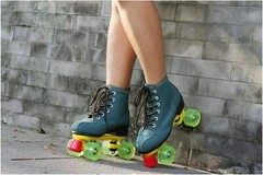 Roller Skate Shoes Women Men High-Top Adult Youth Suede Leather $119 Amazon sz 6