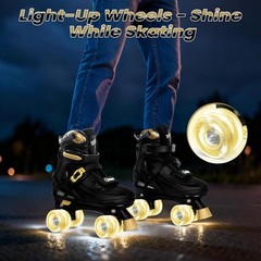 Adjustable Roller Skates for Kids Boys Girls- Teen Youth Age 4-16 – Cool Raci…